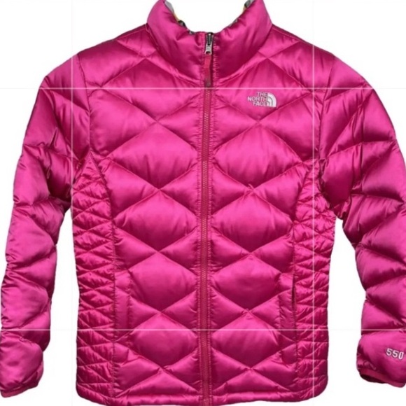 THE NORTH FACE  💖 550 Girls Down Puffer Jacket ~ Size Large (14/16) - Picture 1 of 11